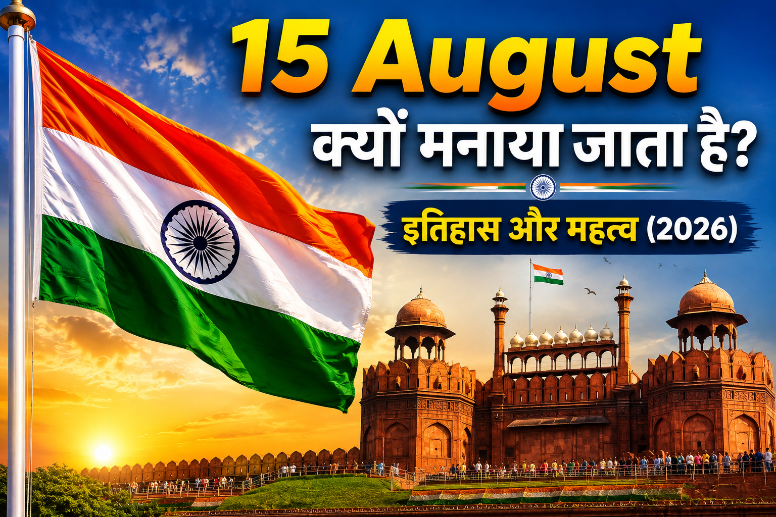 15 August क्यों मनाया जाता है इतिहास और महत्व (2026)