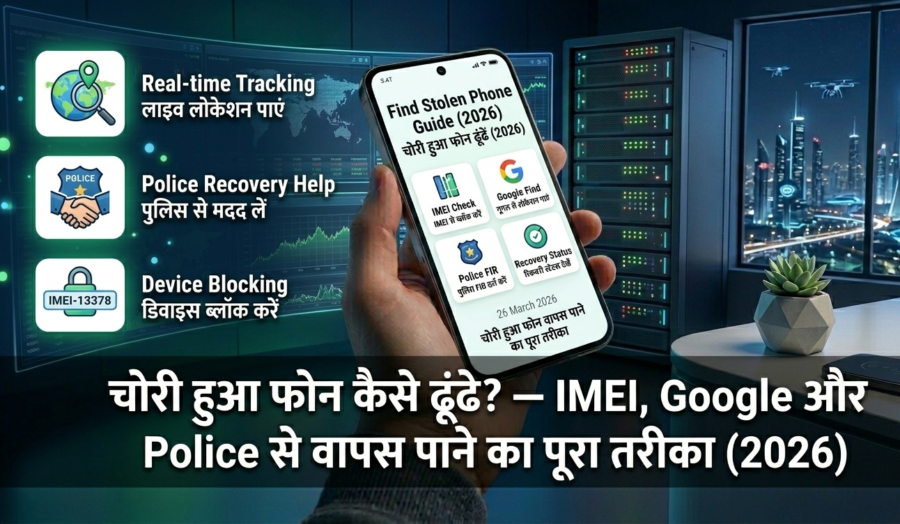 Chori Hua Phone Kaise Dhundhe चोरी हुआ फोन ढूंढने के 5 तरीके (2026)