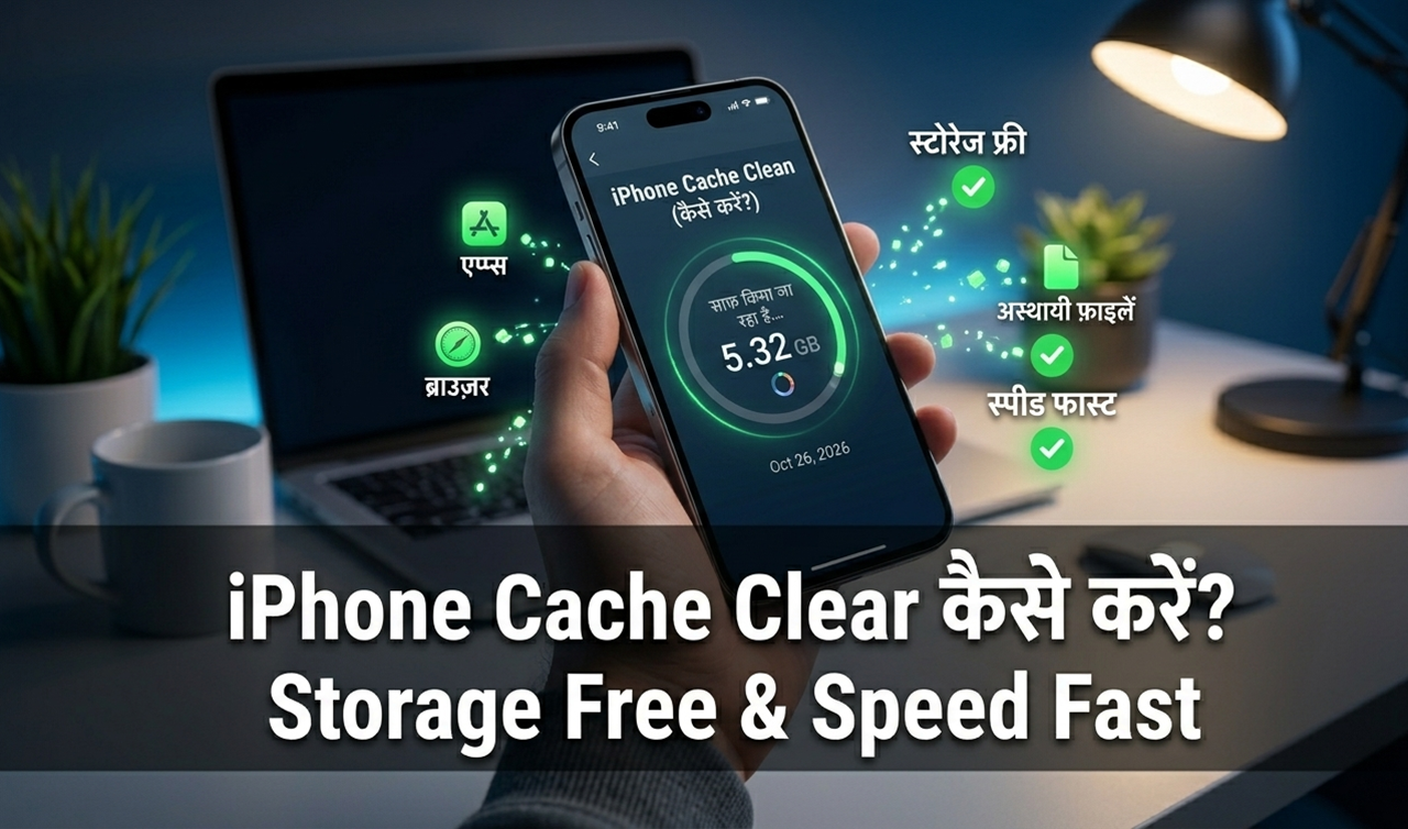 How Do I Clear Cache on iPhone (2026) – Storage Free करें और iPhone Fast बनाएं