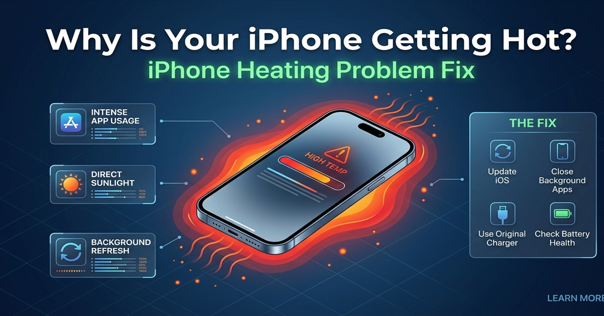 why is the back of my iphone hot