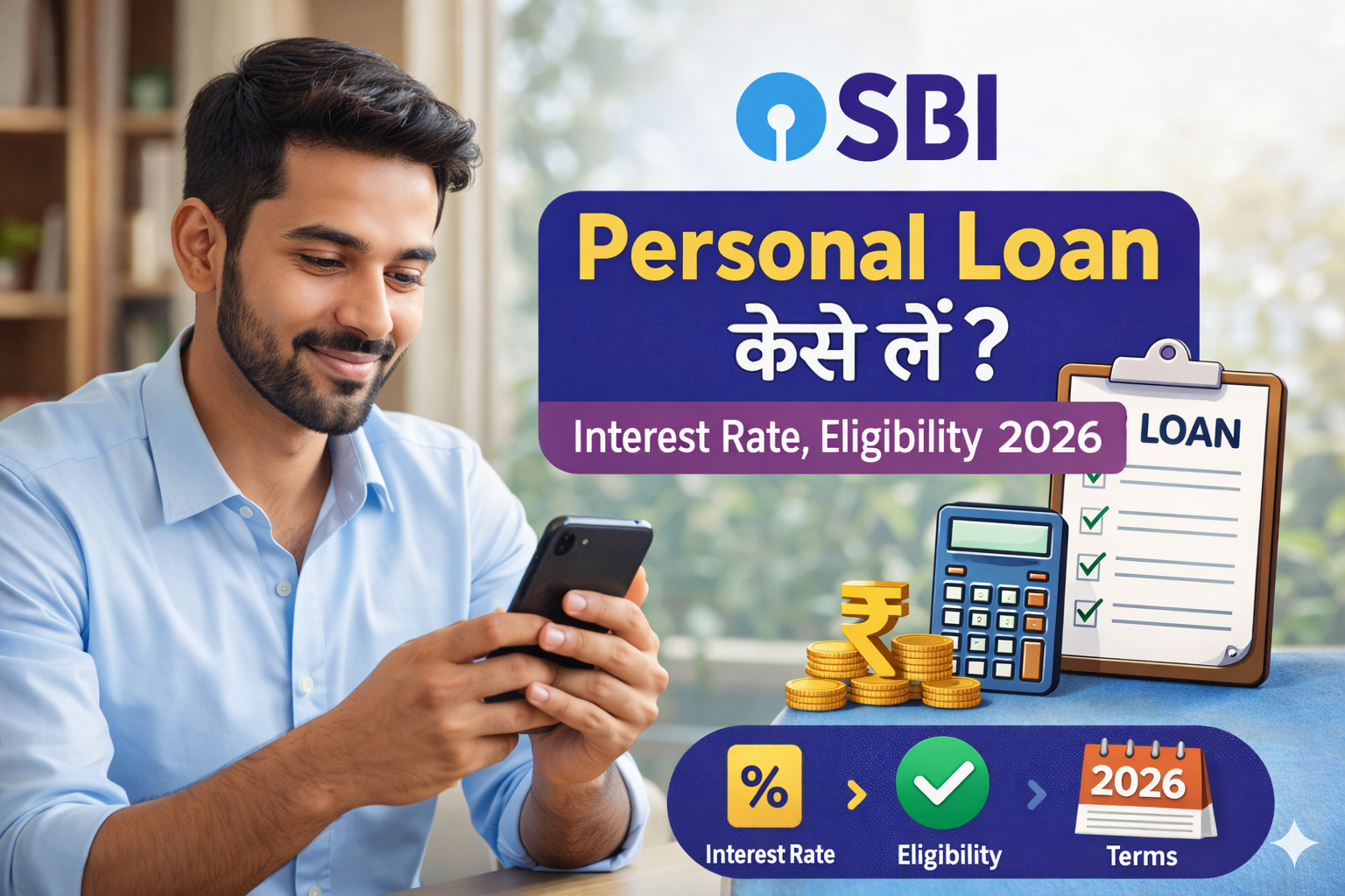 SBI Personal Loan कैसे लें Interest Rate, Eligibility 2026